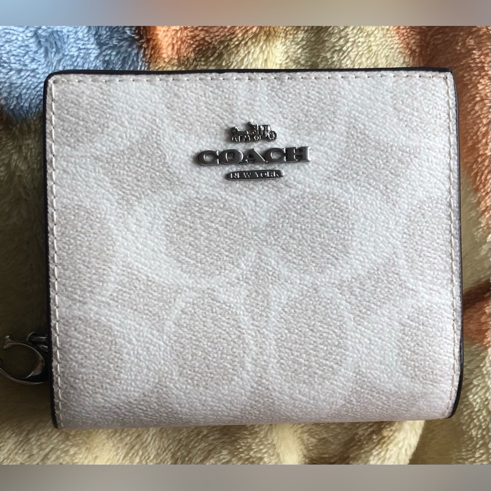 Coach Signature Snap Wallet